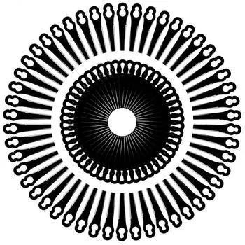 10/100 шт. лезвие черного цвета для замены пластика GLART 18 Li 10PCS