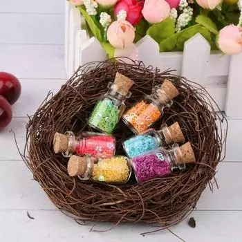 10/100 шт. Мини-прозрачные стеклянные бутылки с пробковой пробкой, бутылки с надписями для свадеб, дней рождения, вечеринок, украшений, банок «сделай сам», флаконов, подарков