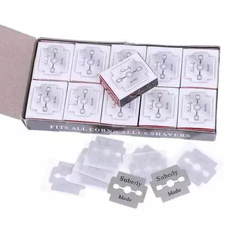 10/100 шт. сменные лезвия для удаления мозолей, плоские лезвия для жесткой омертвевшей кожи ног 10pcs