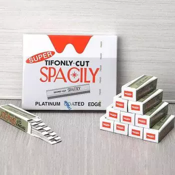 10/100 шт. Специальное лезвие для бровей из нержавеющей стали для визажиста, одноразовый триммер для бровей, вышивка, волнистое лезвие