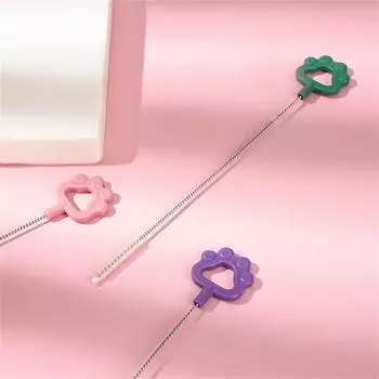 10~100PCS Cleaning Brush Suction Pipe Brush Deep Into The Seam Bold Long Baby Bottle Brush Anti-scratch Suction Tube Brush