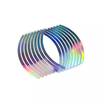 10/12/14/18 дюймов Лента для обода колеса Наклейка на колесо Светоотражающая полоса на ободе Мотоциклетные светоотражающие полосы 10 inch