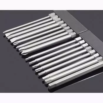 10/12/16 шт., магнитный держатель с защитой от несанкционированного доступа, отвертки с шлицами, крестообразная отвертка Torx с шестигранной головкой, бита