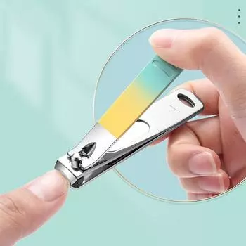 10/12/18 шт. Набор кусачек для ногтей из нержавеющей стали, маникюрные инструменты с футляром 10PCS