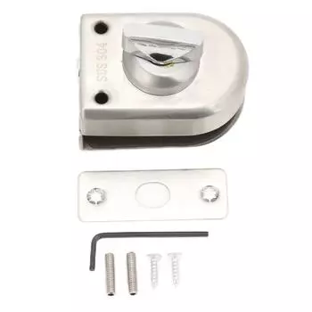 10?12 мм безрамный одинарный стеклянный дверной замок из нержавеющей стали раздвижной для торгового центра квартиры