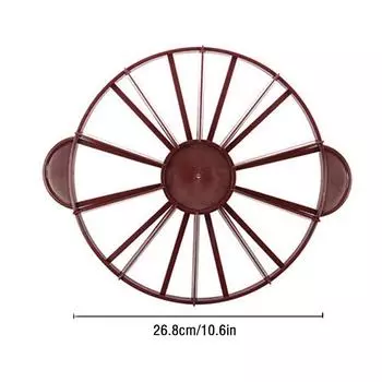 10/12 Piece Round Bread Cake Divider Equal Portion Cake Model Cutter Slice Marker Household Baking Tool Bread and Cake Divider коричневый
