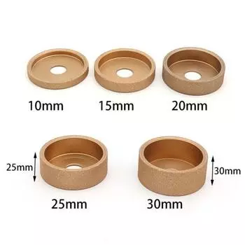 10/15/20/25/30 мм круглый плоский паяный алмазный шлифовальный круг угловая шлифовальная машина 30mm