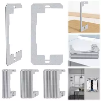 10/15/20 Pcs Wall Plate Spacer Flush Fit Device Leveling Plates Electric Receptacle Spacers for Outlets/Electrical Box/Switch