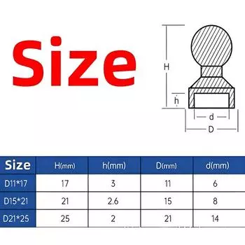 10/15/20 шт. Канцелярская кнопка, офисная кнопка, сильные неодимовые магниты, магниты-конусы, супермагнитная доска для заметок, шахматные магнитные кнопки Size-D11 10 Pcs красный