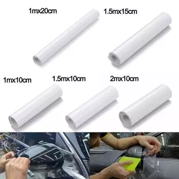 10/15/20x100 см защитная пленка Rhino Skin защитная наклейка на бампер капота автомобиля антицарапающая прозрачная антистолкновительная пленка 10cm x 100cm прозрачный