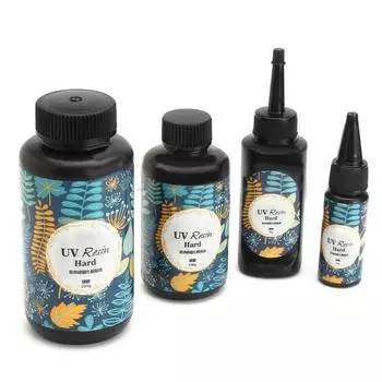 10/15/25/60/100/200 г УФ-смола твердый клей ультрафиолетовый прозрачный светодиодный DIY инструменты 10g