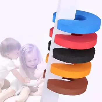 10/15 шт. Дверные стопоры EVA для детей, защита C-образной формы, противозащемляющий дверной стопор для безопасности детей, мягкий дверной зажим из пеноматериала