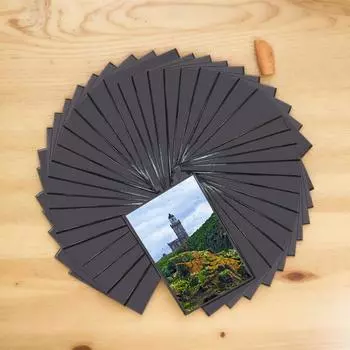 10/15 шт. Магнитная рамка для фотографий, держатель для открыток с белой/черной рамкой, подходит для фотографий 4x6 дюймов, многоразового использования, для холодильника