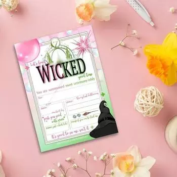 10/15 шт. Приглашения на день рождения Давайте весело проведем время Пригласительные открытки с конвертами для мальчиков и девочек Товары для вечеринок 10pcs