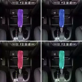 10/15 см автомобильная ручка переключения передач Кристалл удлинительные адаптеры Автоматическая ручка переключения передач Прозрачный Кристалл с M10 M8 2 адаптерами