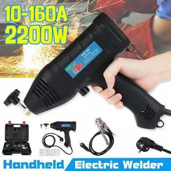 10-160А 2200Вт Электрический сварочный аппарат дуговой сварки Портативный автоматический IGBT ARC Инвертор Сварочный Цифровой Интеллектуальный Сварочный аппарат