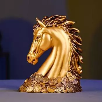 10,16 см новая монета с изображением головы лошади, уникальная монета для любителей конного спорта, идеальный подарок для лошадиной монеты для демонстрации, украшения или особых случаев