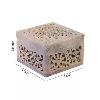 10,16 см тальковый камень ручной работы декоративный камень шкатулка для хранения ювелирных изделий органайзер шкатулка для ювелирных изделий