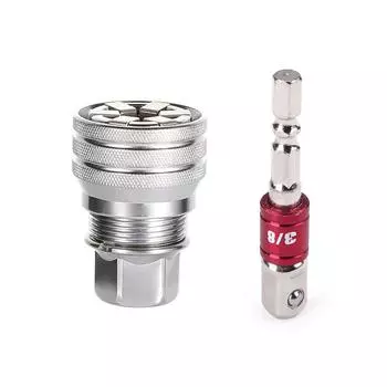 10-19mm Electric Drill Magic Universal Socket with 3/8 Inch Socket Adaptor Screw Wrench Socket for Torque Wrench Power Drill UNITED KINGDOM