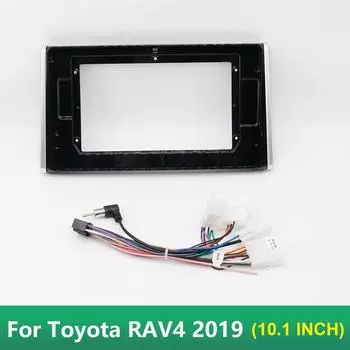 10,1-дюймовая рамка для автомобильного радиоприемника 2DIN, панель приборов для Toyota RAV4 2019 10.1inch