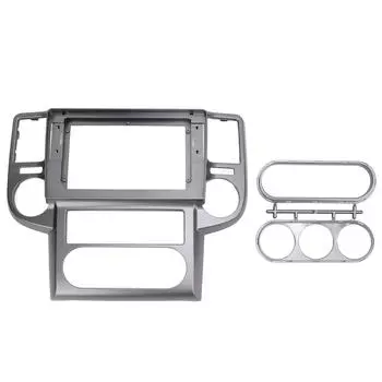 10,1-дюймовая стереосистема с радиоприемником, рамка панели приборов, двухдиновая навигация, рамка для X-Trail T30 2003-2007 Without Power Cord