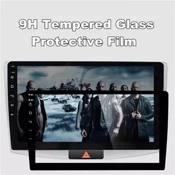 10,1-дюймовая защитная пленка из закаленного стекла для автомобильного радиоприемника со стереонавигацией