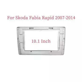 10,1-дюймовый автомобильный адаптер для приборной панели Android Radio Dash Fitting Panel Kit для Skoda Fabia Rapid 2007-2014 with Canbus