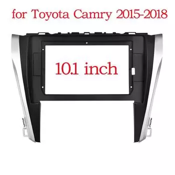 10,1-дюймовый автомобильный DVD-плеер, стерео лицевая рамка для Toyota Camry 2015-2018, большой экран, аудио, комплект для крепления на приборной панели для лица frame and cable