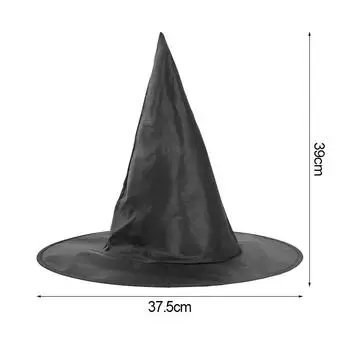 10/1 шт. Хэллоуинская шляпа волшебника для детей и взрослых, костюм для косплея на Хэллоуин, украшение, шляпа ведьмы, домашний двор, подвесной реквизит ужасов