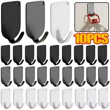 10/1 шт. Самоклеящиеся крючки из нержавеющей стали для ключей, сумок, шляп, полотенец, держатели для вешалок, прочные настенные крючки для дома, ванной комнаты, двери 1PCS