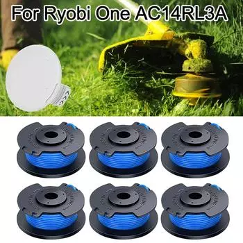 10-1 шт., сменная катушка триммера для струны для Ryobi AC14RL3A/AC14HCA 11FT, катушка триммера для струны для беспроводного триммера для травы