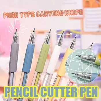 10-1PC Art Utility Knife Pen Knife Cut Stickers Scrapbooking Cutting Tool Express Box Knife School Supplies DIY Craft Supplies