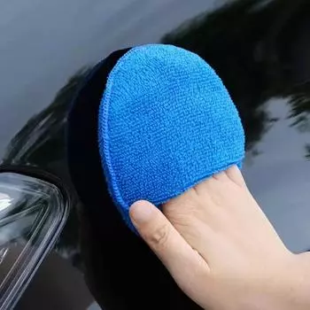 10/1Pcs Microfiber Car Wax Applicator Pad Polishing Sponge Ultra Soft with Finger Pocket Car Polishing Sponge Polish Foam Sponge