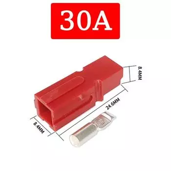 10/20/100 шт. 30 А 600 В для однополюсной вилки Anderson, морской силовой разъем, терминал, электромобили, фотоэлектрические системы 10PCS