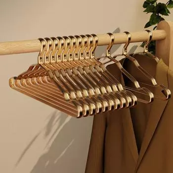 10/20/30/40/100 шт. вешалка из алюминиевого сплава с противоскользящим покрытием и углом наклона для домашнего хозяйства, не оставляющая следов, для одежды