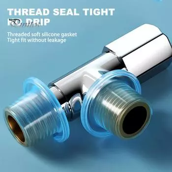 10/20/30/50/100 шт. герметичные уплотнительные прокладки для крана, термостойкие, простая установка, предотвращение капель, треугольный клапан, замена уплотнительной прокладки для крана 10 pcs белый