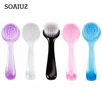 10/20/30/50 шт., пластиковые щетки для чистки ногтей, порошок для пыли, инструменты для удаления пыли, чистящая щетка, инструменты для чистки ногтей, щетки для ногтей