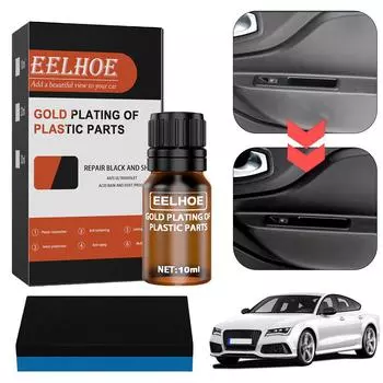 10/20/30 мл Пластиковый Восстановитель Освежитель Средство для ухода за пластиком и ремонта автомобиля Автомобильное пластиковое кристаллическое покрытие Полирующая жидкость Средства для мытья автомобиля
