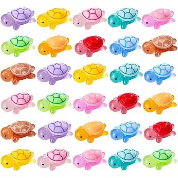 10/20/30 шт. Фигурки морских черепах, светящиеся в темноте фигурки черепах для рукоделия, декора сада, украшения дома и вечеринки 10pcs