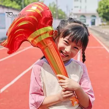 10/20/30 шт. надувной факел оптом, поддельные факелы, украшения, спортивные игры, реквизит, беспламенный воздушный шар, палка для вечеринок, спортивных соревнований, мероприятий, принадлежностей A