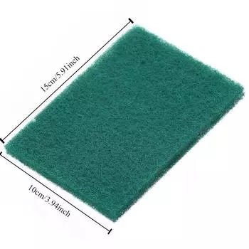 10/20/30 шт. скребковые губки, губка для бытовой кухни, скребковые губки для удаления жира без царапин, многоразовые салфетки для уборки сковородок 10PCS зелёный