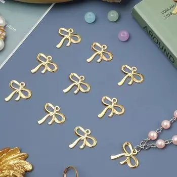 10/20/30 шт. сплав материала ювелирные изделия изготовление ювелирных изделий серьги-бантики кулон DIY браслет ювелирные изделия DIY брелок бантик ювелирные изделия браслет ювелирные изделия из сплава 10pcs