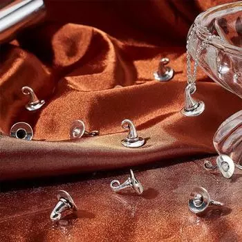 10/20/30 шт. Талисман в виде шляпы ведьмы Талисман в виде шляпы ведьмы Фея Тибетский сплав Ювелирные изделия Подвеска Серьги Браслет Ожерелье Старинное серебро 10pcs