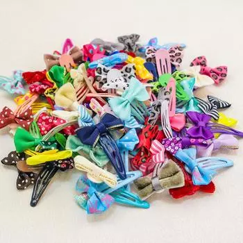 10/20/30Pcs Girls Cute Bows Hair Clips Kids Lovely Hair Bows Hairpins Barrettes Kids Children Hair Accessories 10pcs