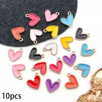 10/20/30pcs Jewelry Making Love Bracelet Pendant Valentine s Day Wedding Rose Pendant DIY Necklace Keychain Craft Supplies 10pcs