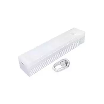 10/20/30СМ Светодиодный светильник с датчиком движения PIR, перезаряжаемый от USB, беспроводной ночник, для спальни, кухни, шкафа, гардероба, лестницы, коридора, ультратонкая лампа 10cm белый