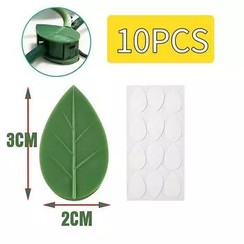 10/20/40/60/100PCS Invisible Plant Climbing Wall Fixture Clips Acrylic Sticker Self-Adhesive Hook Plant Vine Traction Holder Indoor Outdoor