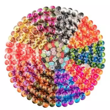 10/20/40 шт. смоляной материал европейский и американский креативный большой бусина с отверстием декоративный бисер для рукоделия браслет ожерелье серьги брелок 10pcs