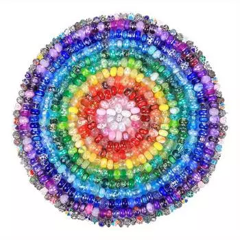 10/20/40 шт., смоляной материал, случайный стиль, европейская бусина с большим отверстием, декоративная бусина, сделай сам, браслет, ожерелье, серьги, брелок, изготовление ювелирных изделий 10pcs