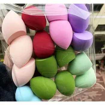 10/20/50/100 шт., губка, косметическая пуховка, набор яиц для красоты, набор капель воды, слоеное яйцо для макияжа, супер мягкий блендер для макияжа